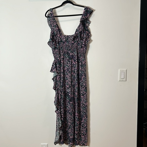 IRO Santu Maxi Dress in Mixed floral Black size 42 USA size 10 women’s - Picture 8 of 9